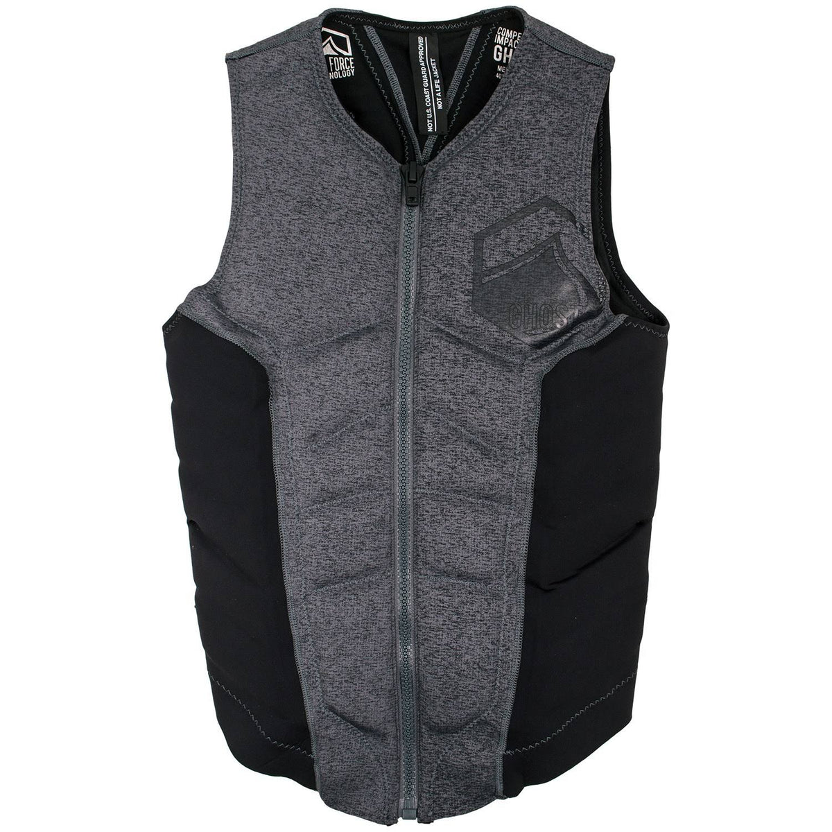 Heather Black Comp Vest Y8799
