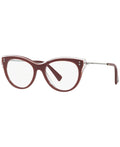 Transparent Burgundy Eyeglasses P447692