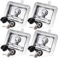 4 Pack Stainless-Steel T Handle Lock with Gasket and Keys P80866