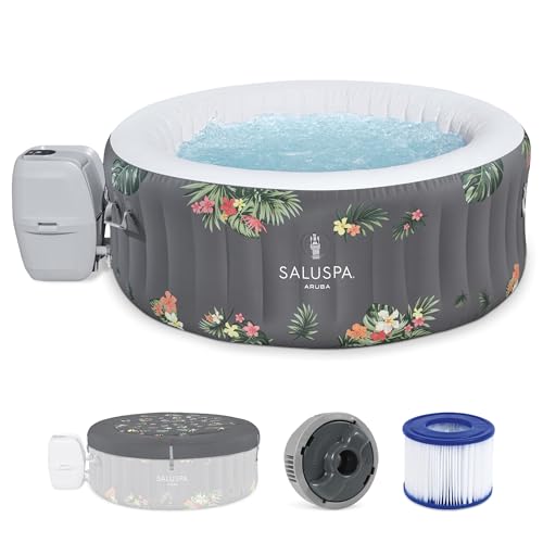 Gray Inflatable Hot Tub O137