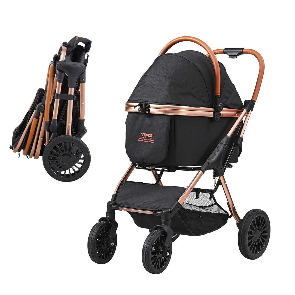 4 Wheels Pet Stroller with Brakes Q35161