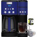 12 Cup Coffee Maker and Single-Serve Brewer Navy Bundle M122238