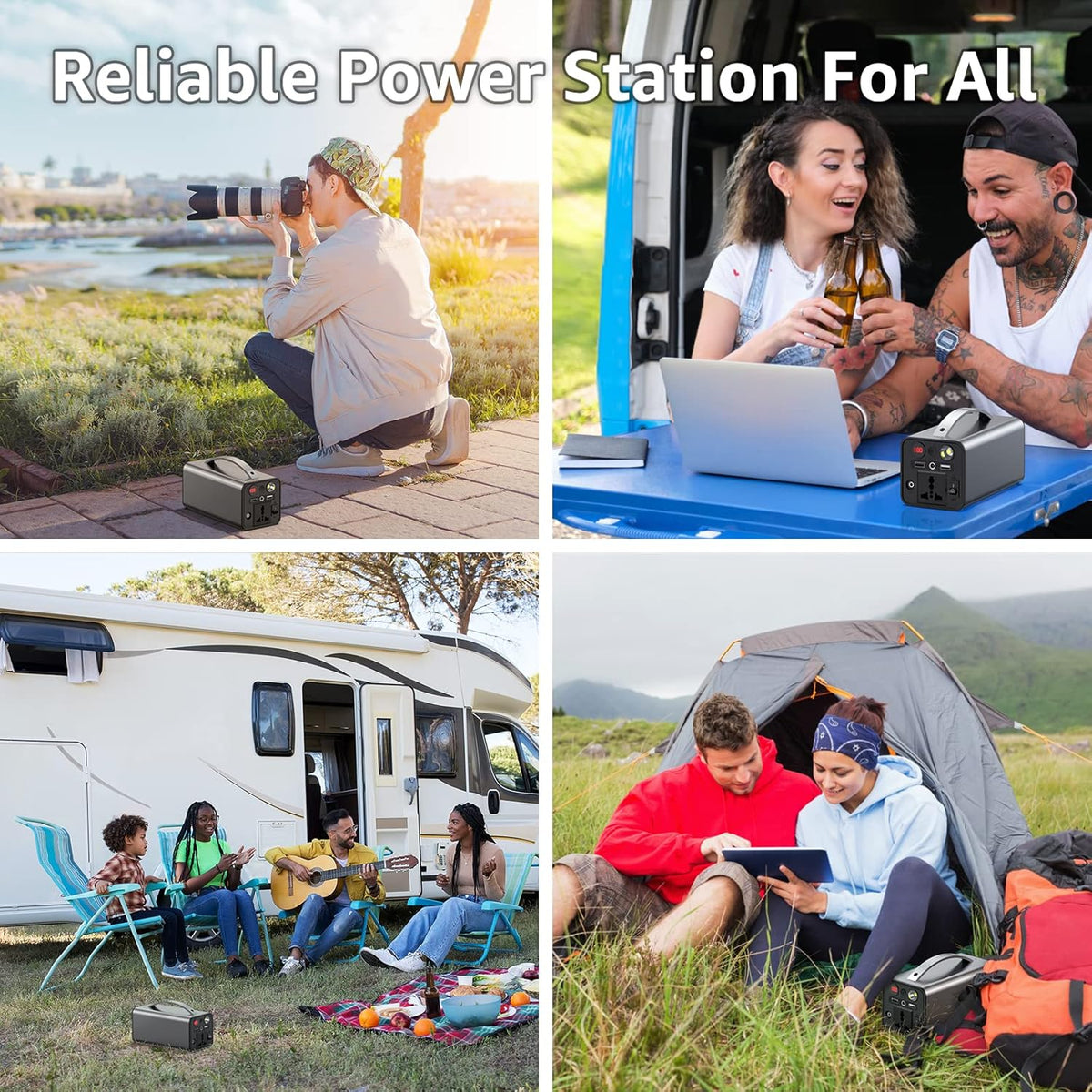 150WH Portable Power Station with Dual 110V AC Outlet F5778