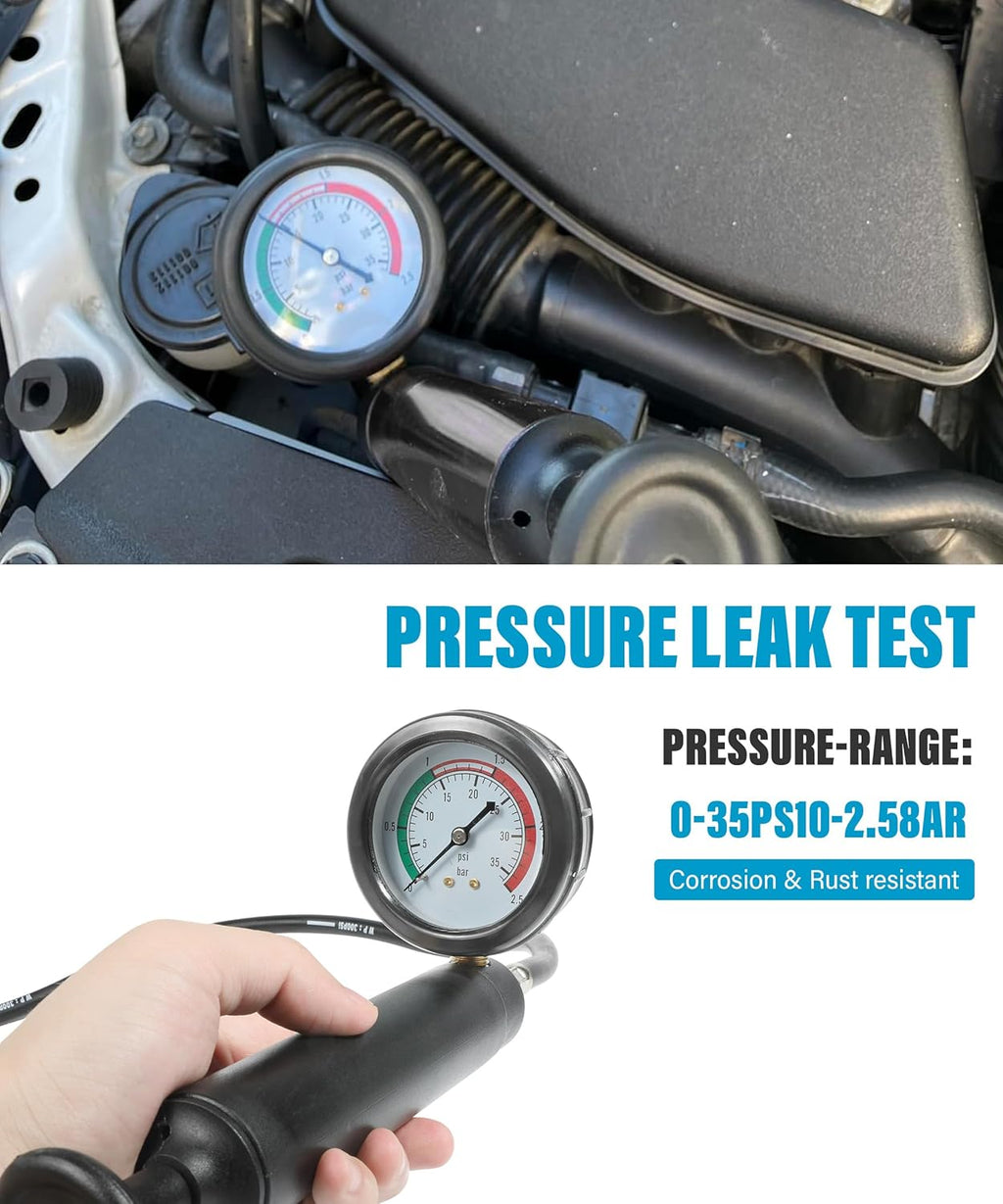 Radiator Pressure Tester Kit Coolant Pressure Tester Tool H4343