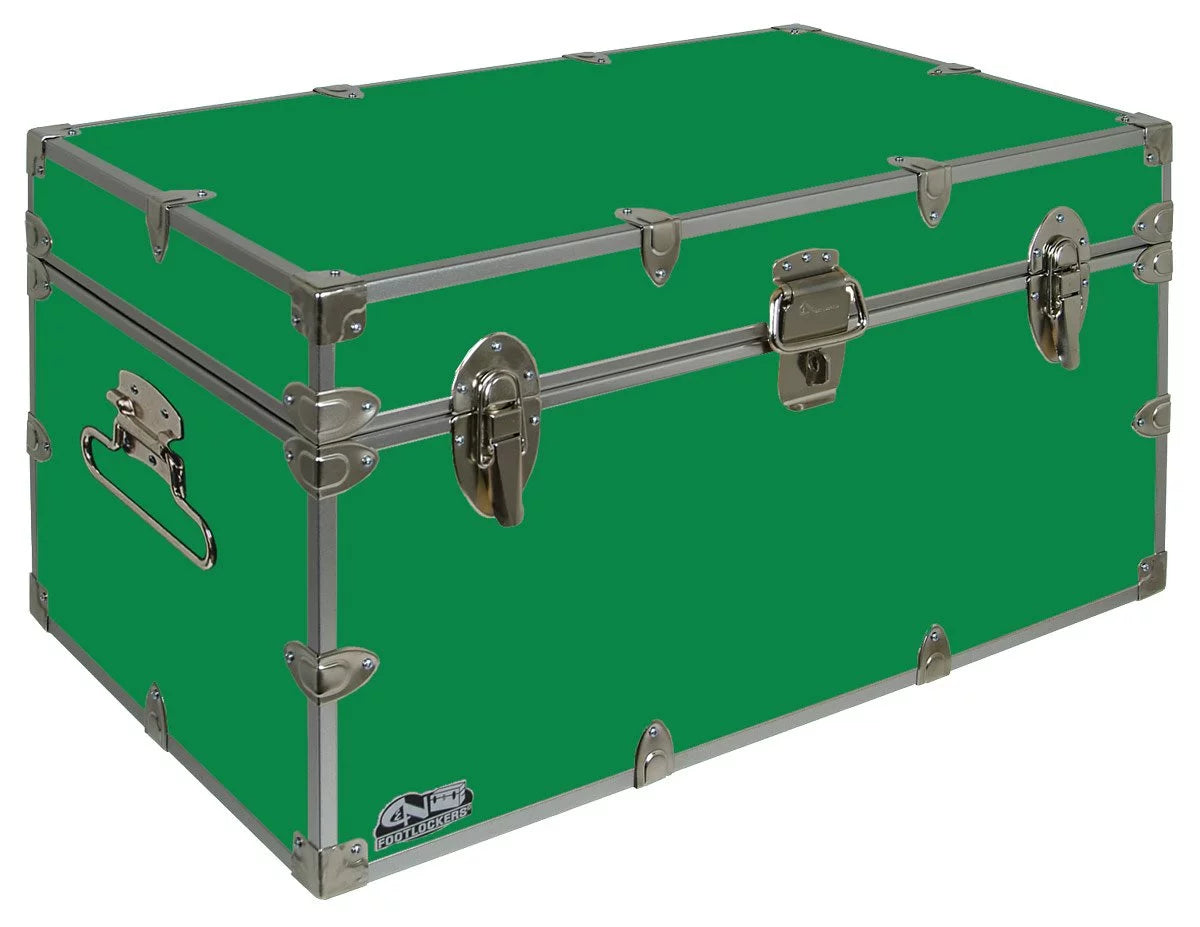 32 x 18 x 16.5 Inches Kelly Green Storage Trunk Q724
