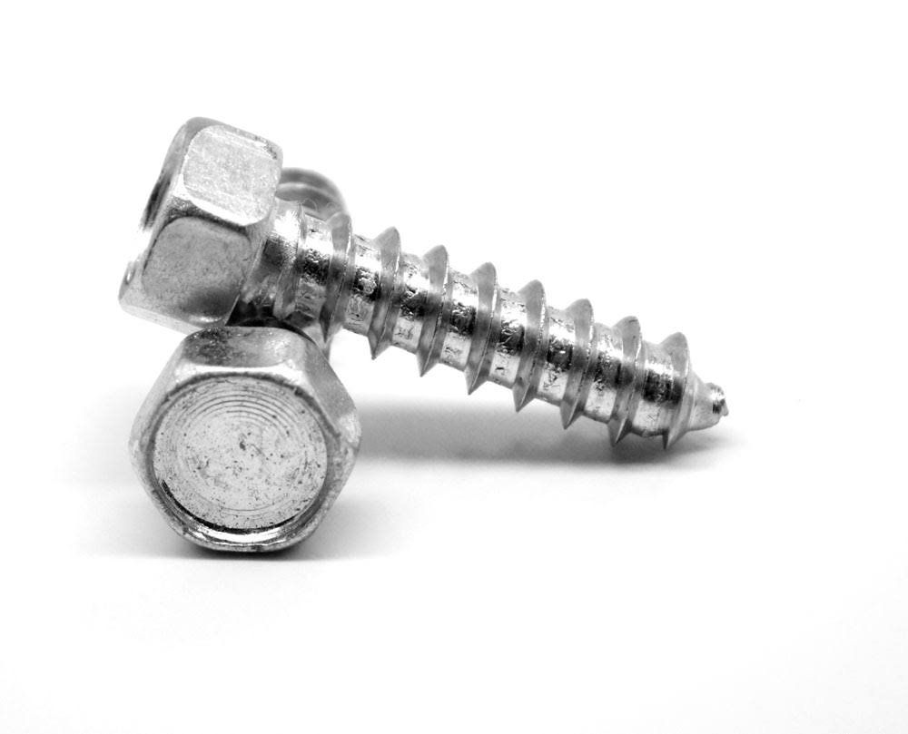 #10-16 x 3/8 Sheet Metal Screw Hex Head Zinc Plated I365125