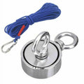 1300 Lbs Pull Force Neodymium Fishing Magnet Kit with Rope and Carabiner J21943