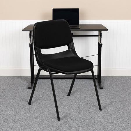 Black Padded Stack Chair M771058