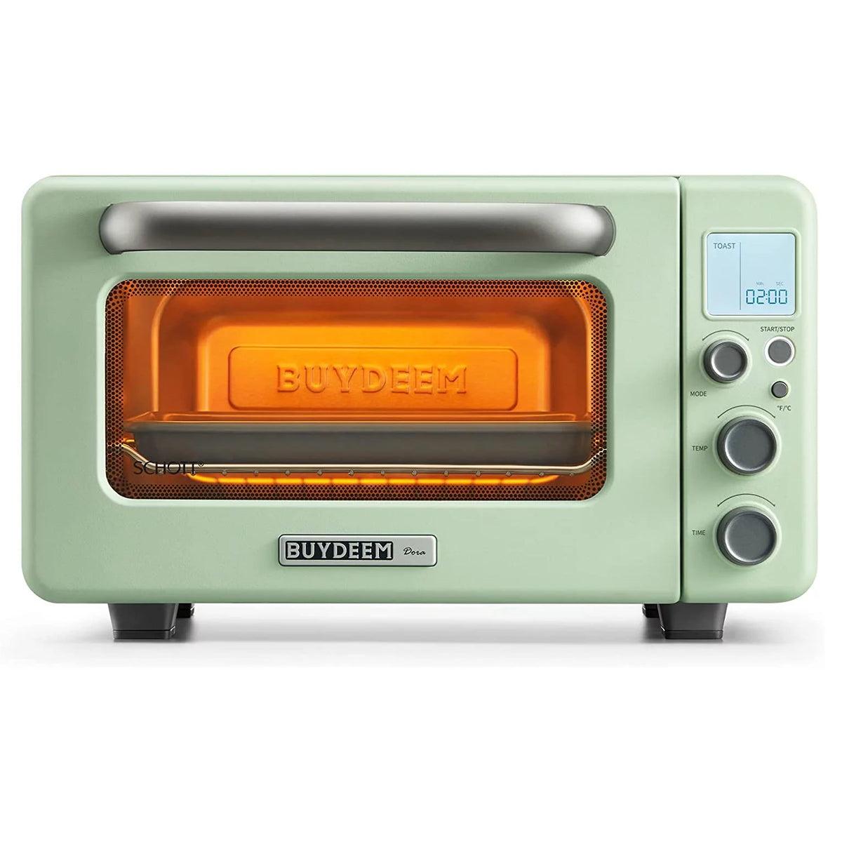 7-in-1 Digital Air Fryer Toaster Oven, 11QT, Mint Green D6215