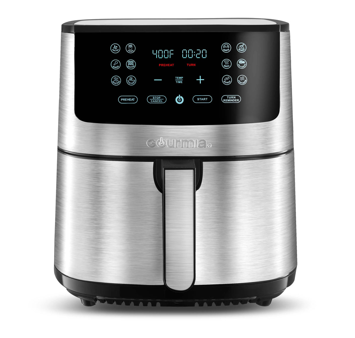 8-Qt Digital Air Fryer Stainless Steel E50700