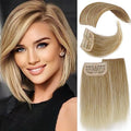 Dark Brown 4 Pcs Hair Toppers with Clips G155422
