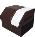 Foldable Car Trunk Storage Box PU Leather with Lid Pack of 2 K5363