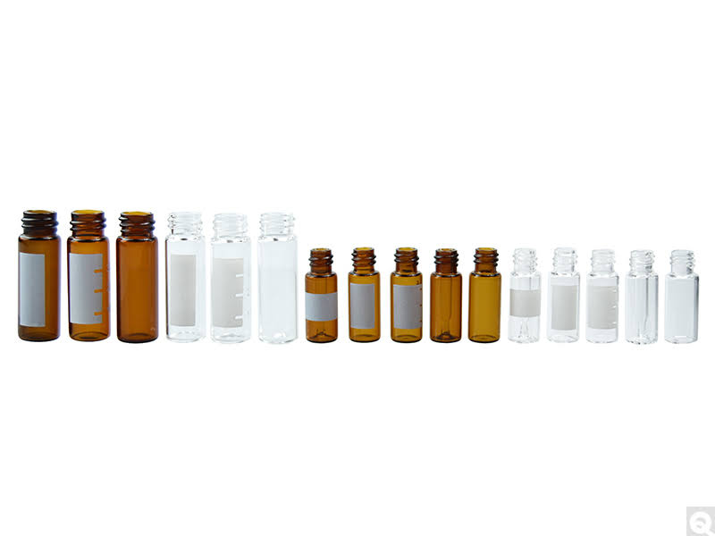 2 ml Amber Borosilicate Glass Screw Thread Vial with 9-425 Neck Finish Pack of 1000 W72970