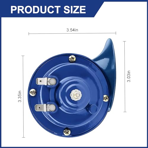 12V Waterproof Mini Size Car Air Snail Double Horn J275