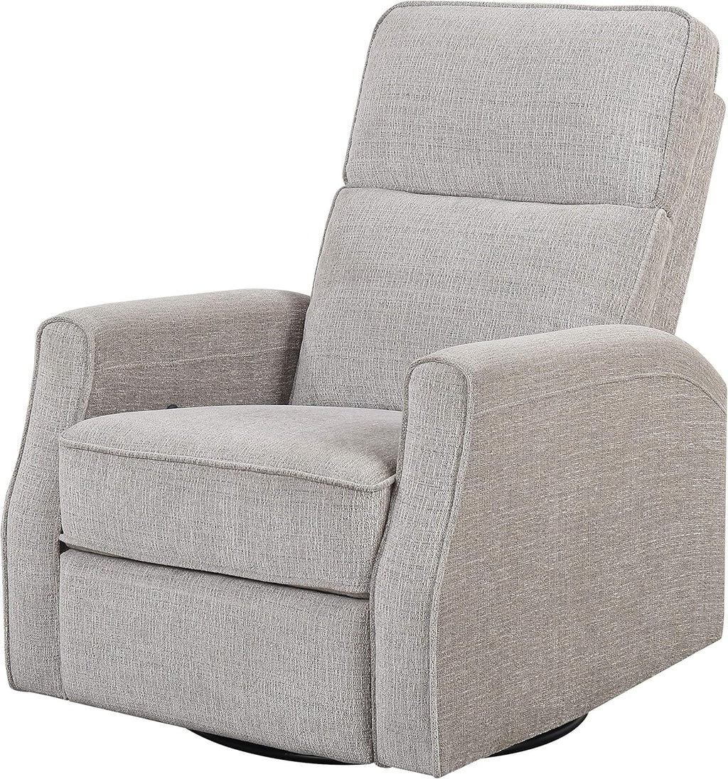 Gray Swivel Recliner Glider P7112