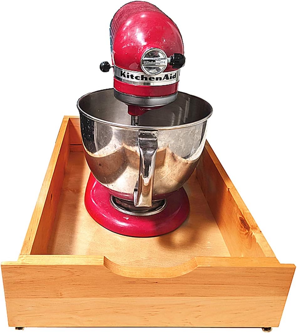 Soft Close Wooden Under Cabinet Pull Out Drawer Organizer (26 Inch) Z727687