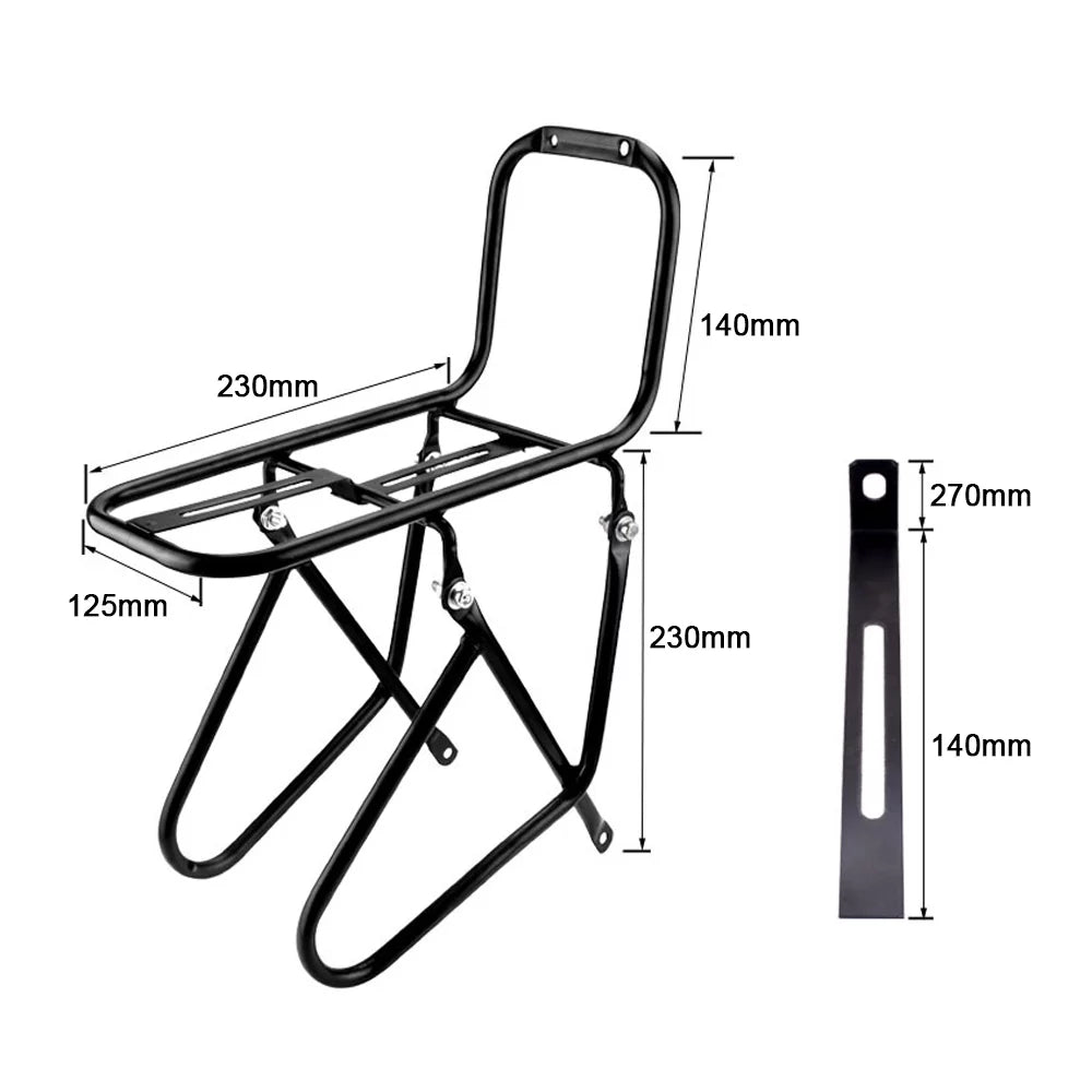 Steel Front Rack MTB Bike Pannier Rack, 33lbs Load Capacity M599
