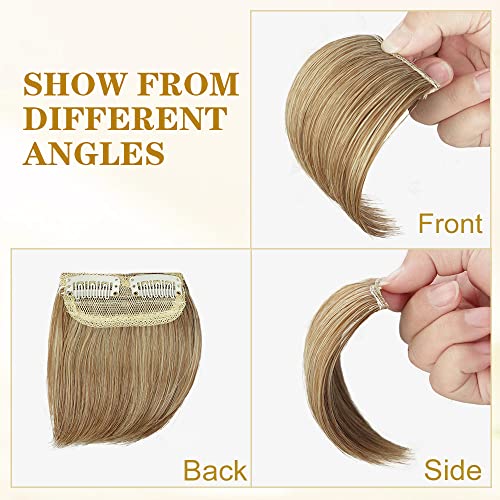 Dark Brown 4 Pcs Hair Toppers with Clips G155422