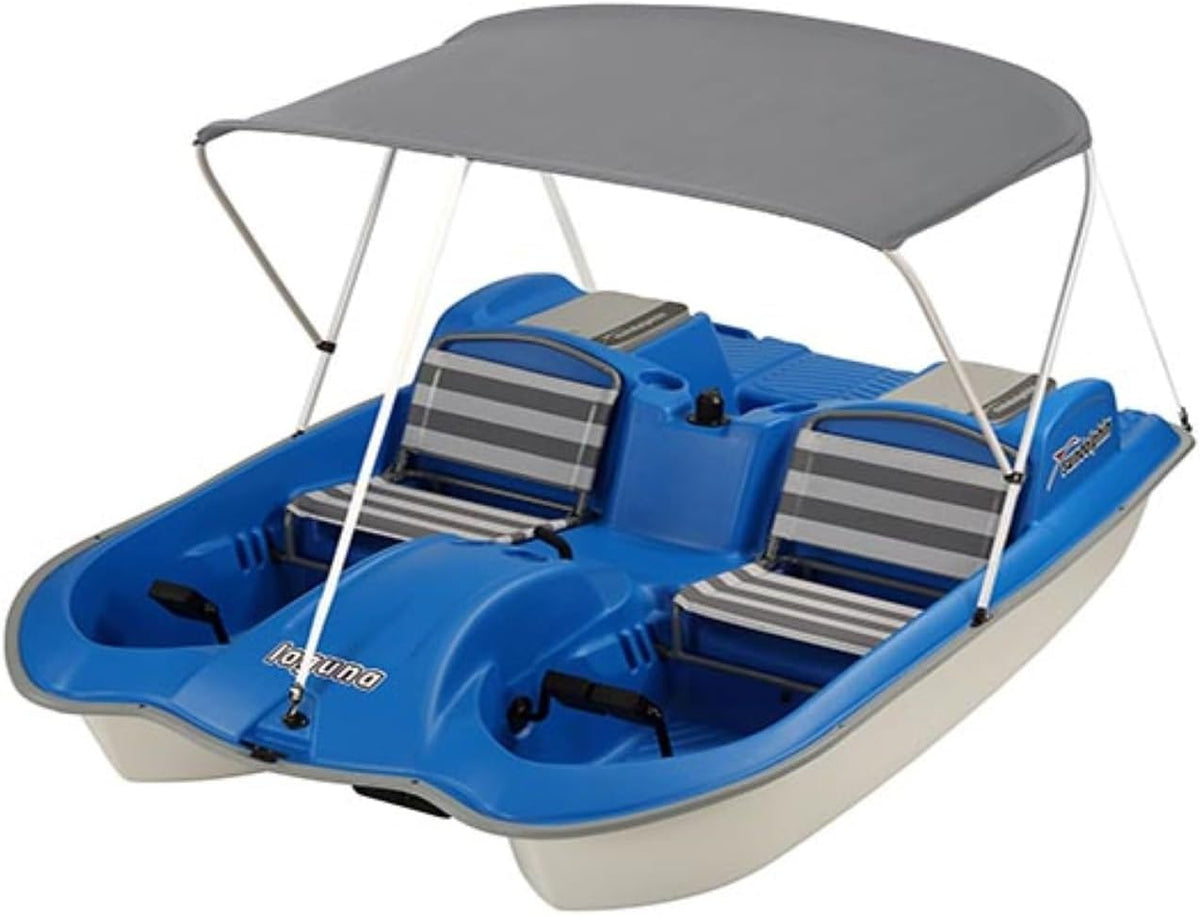 Blue 5 Seat Pedal Boat with Canopy C405023