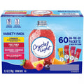 60 Count Sugar Free Lemonade Fruit Punch Raspberry Lemonade Wild Strawberry Packets D4539