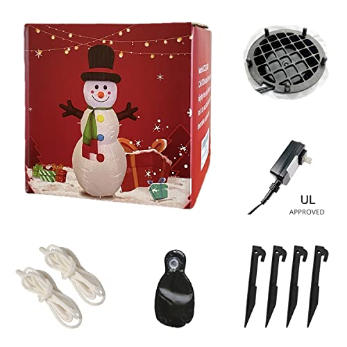 5 FT Inflatable Snowman with LED Lights X769