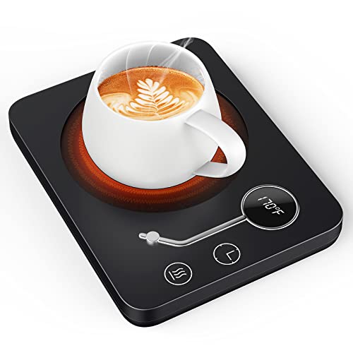 Electric Cup Warmer with Timer and 3-Temperature Settings D175