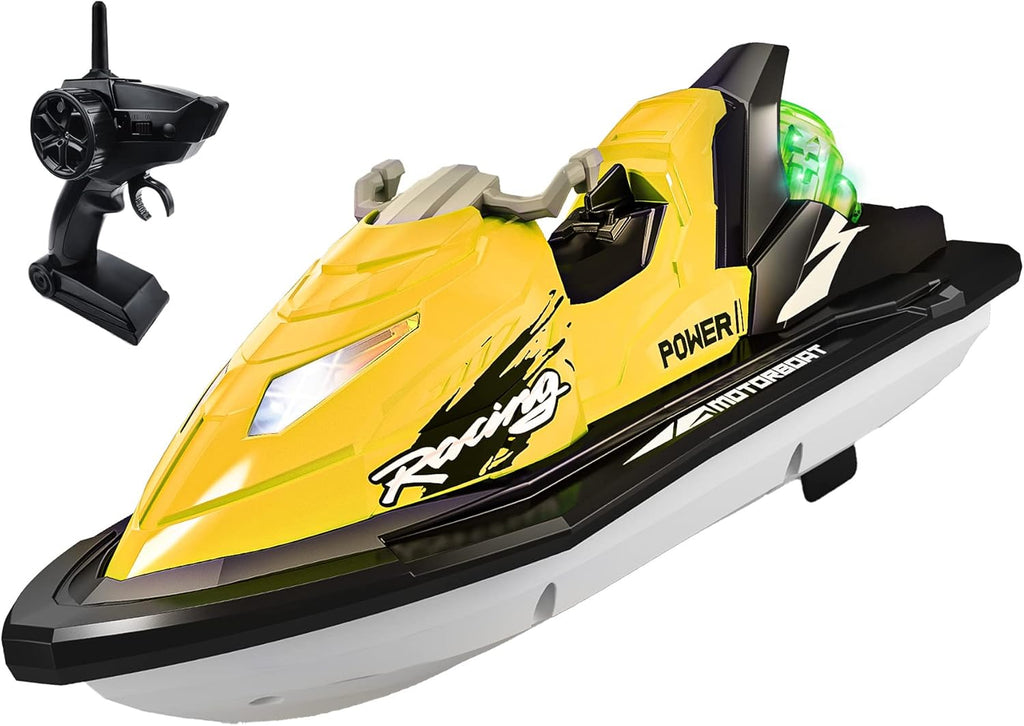 RC Boat with Rechargeable Battery Dual Motors Blue P495238