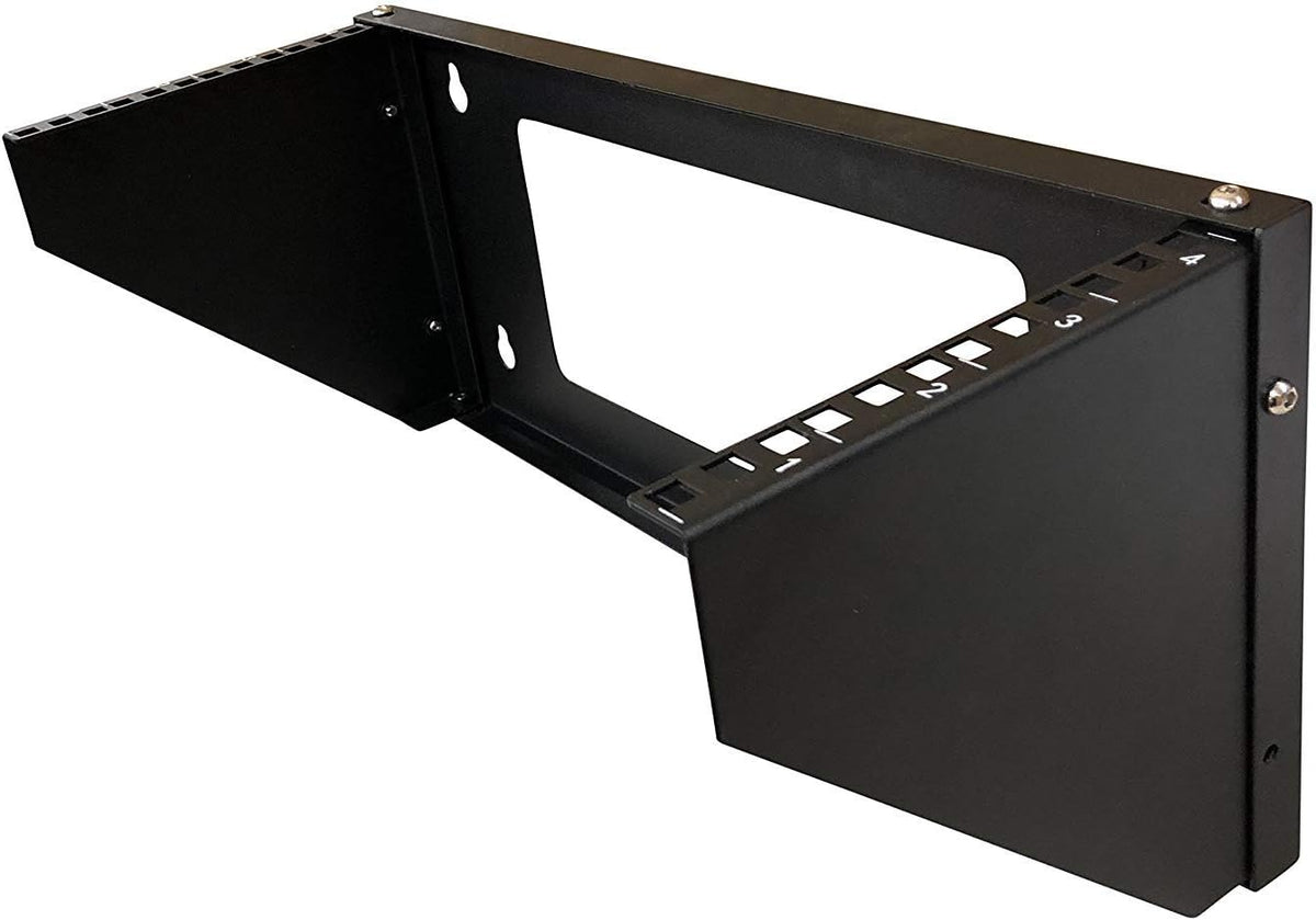 19 Inch Steel Vertical Rack Wall Mountable Server Rack Mount (Black-6U) Z150217
