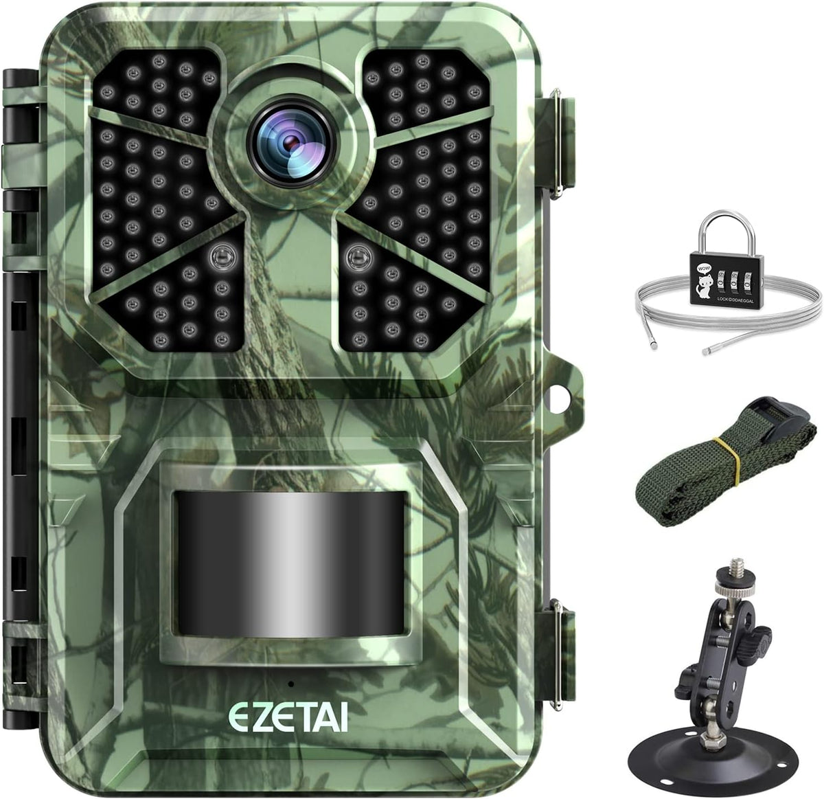 1520P 20MP Mini Trail Camera with Night Vision Motion Activated IP66 Waterproof Pack of 2 K928