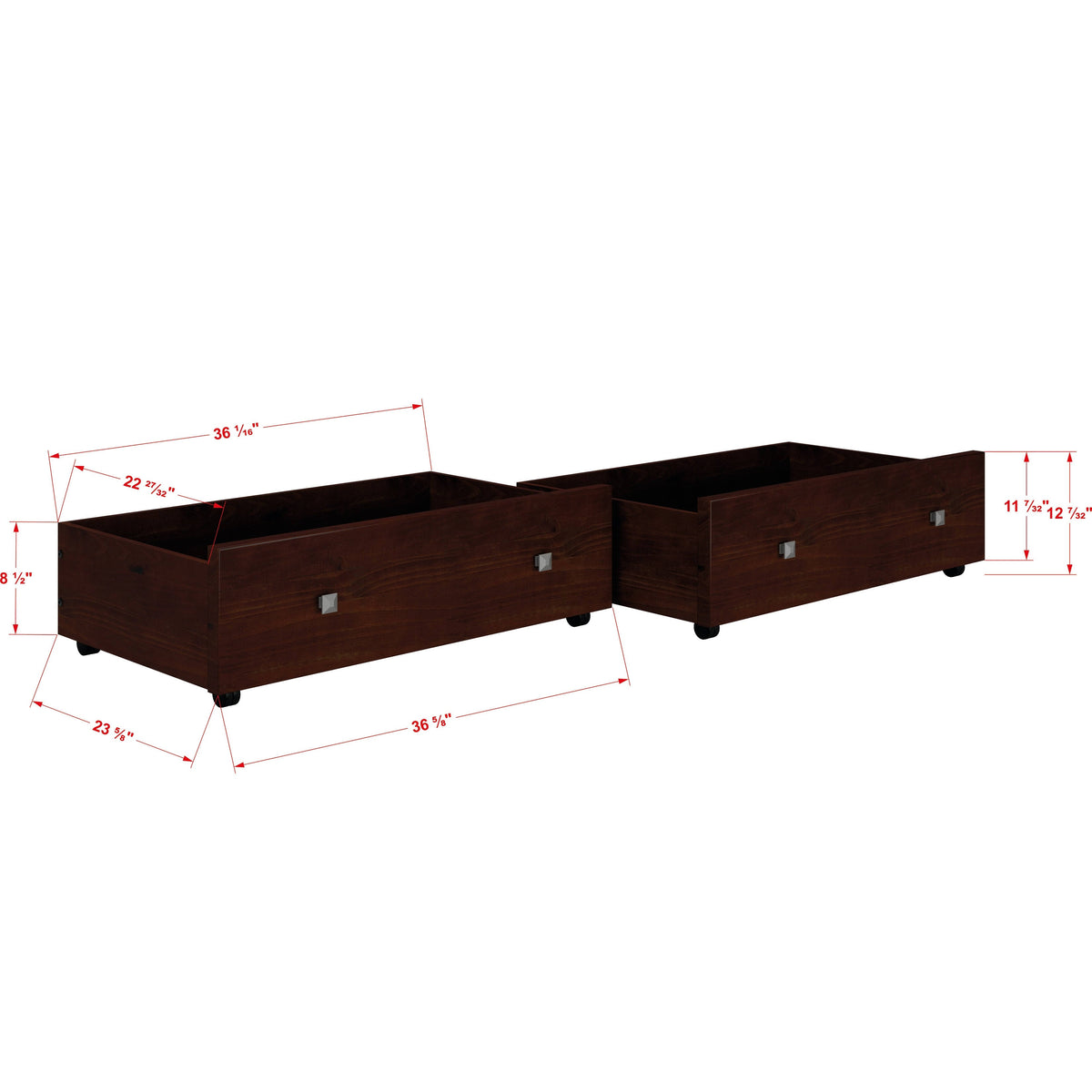 Full Bed with Storage Drawers L293548