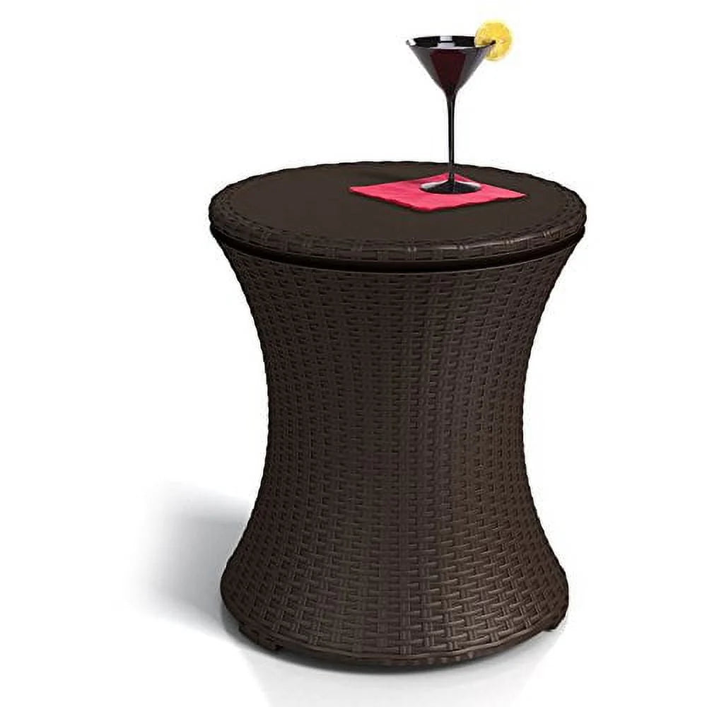 7.5 Gallon Resin Outdoor Beverage Cooler Table O1291