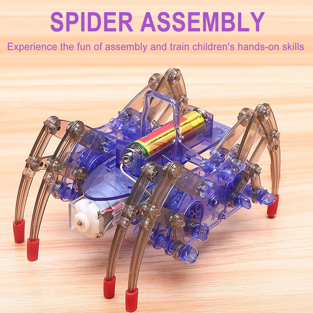 Electric Spider Robot DIY Assembly Toy P544