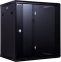 12U Wall Mount Server Cabinet Network Rack Enclosure, Black G66650