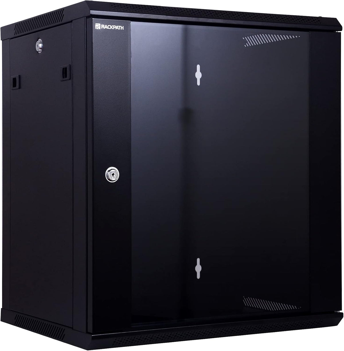 12U Wall Mount Server Cabinet Network Rack Enclosure, Black G66650