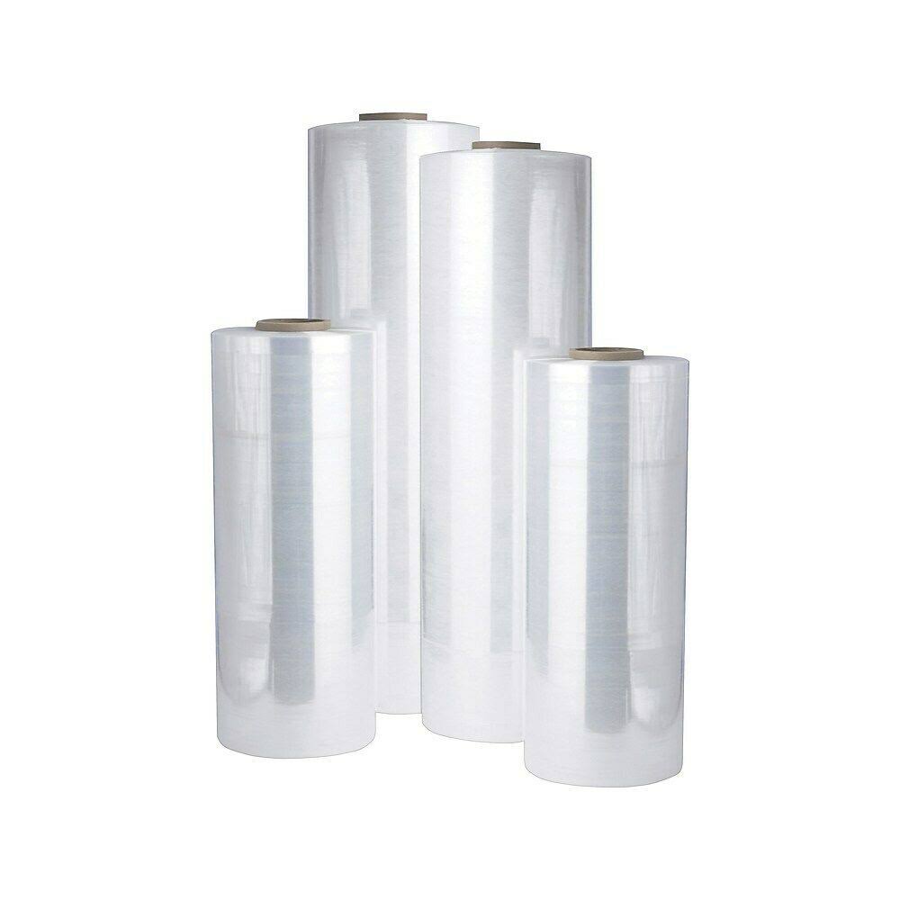 Cast Stretch Wrap, 16x22 x 1,476 ft, 47-Gauge, Clear, 4-carton O338191