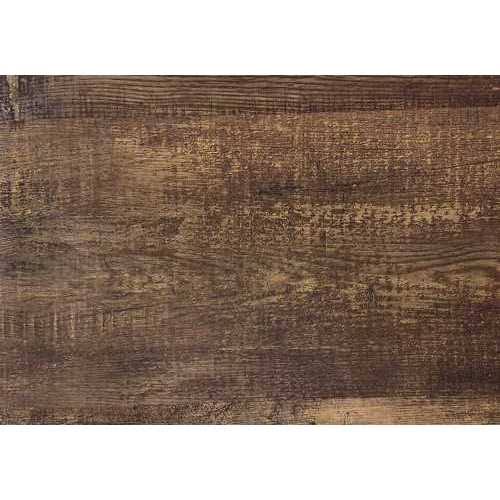 Brown Black Particle Board Metal Computer Desk N62728