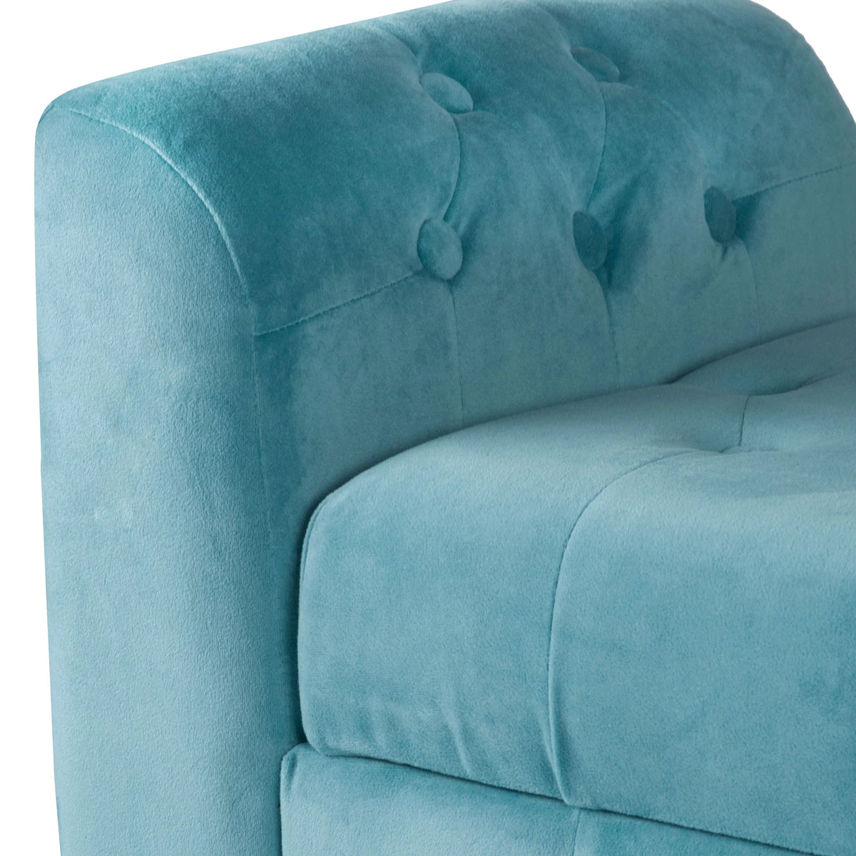 Velvet Tufted Storage Bench and Settee M8347