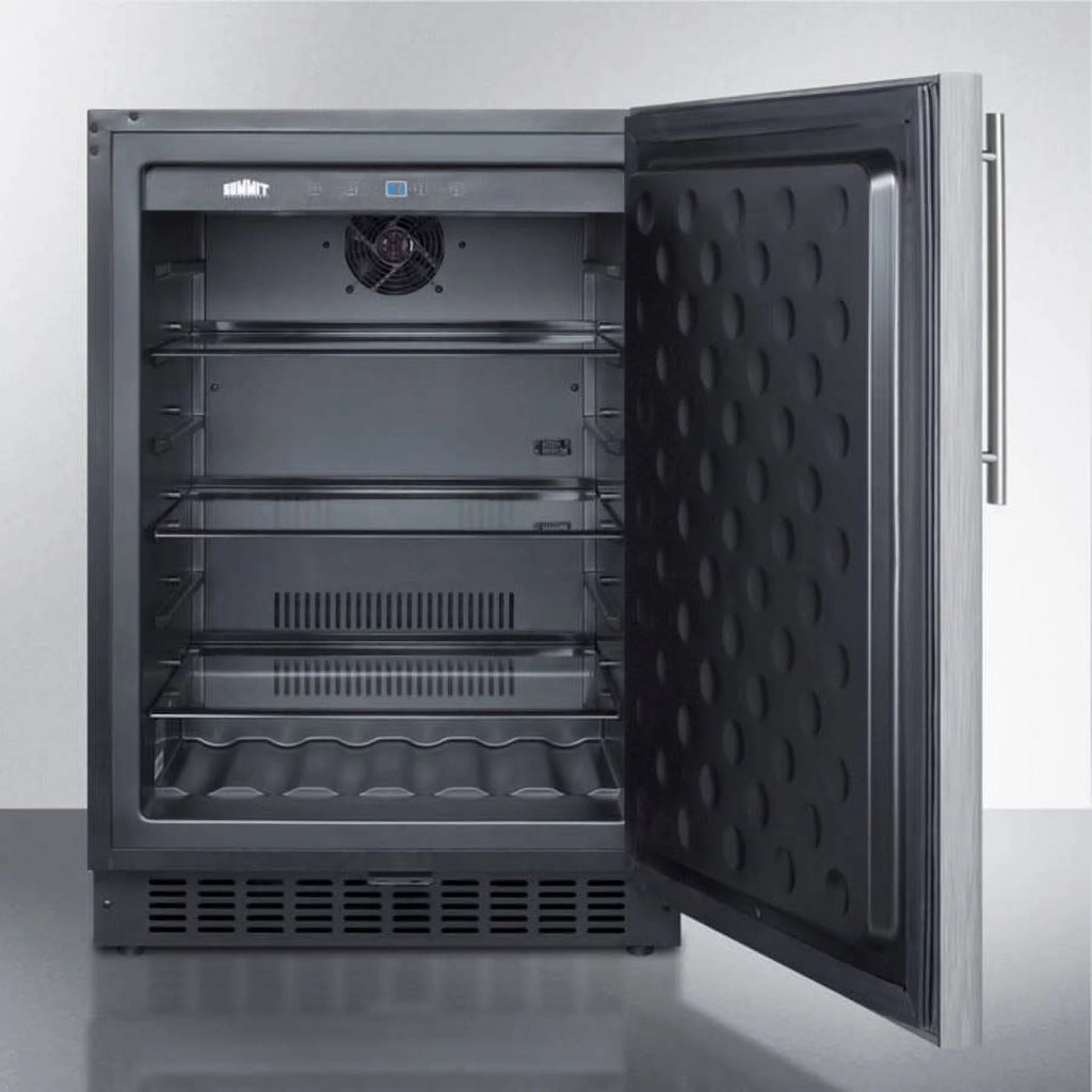 24 in. Stainless Steel Outdoor Built-in Refrigerator with Lock D81781