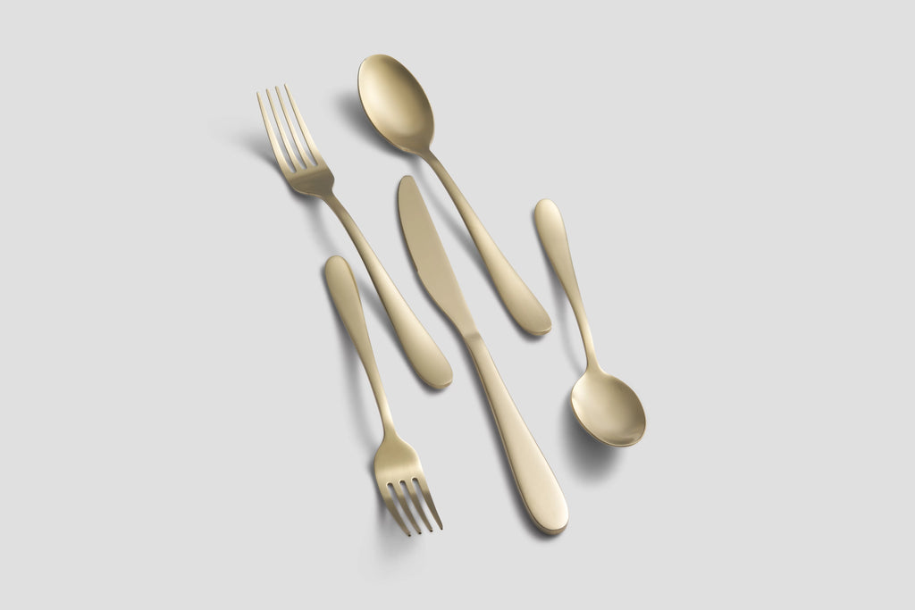 Champagne Satin 20-Piece Flatware Set A307