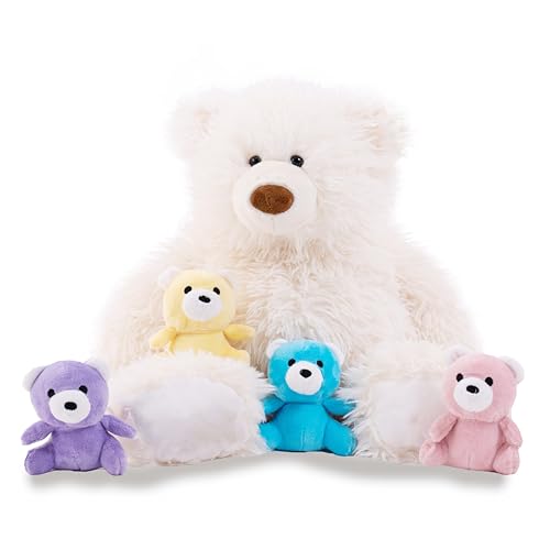 Plush Shark Stuffed Animal with Babies Set I86907