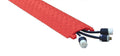 Orange Polyurethane 1-Channel Drop-Over Cable Protector with L-Shaped Connectors Z411110