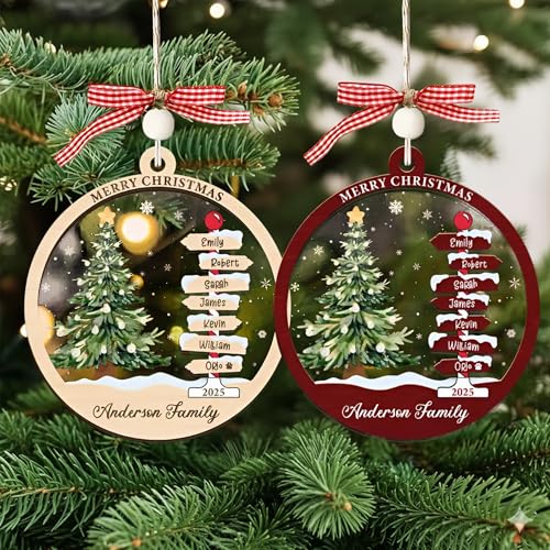 Christmas Family Ornament V102