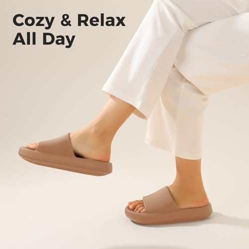 Soft Thick Sole Non-slip Cloud Slides L986