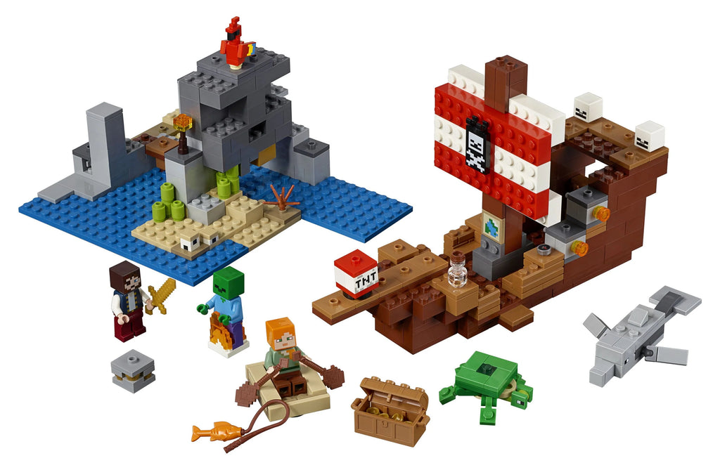 Pirate Ship Boat Building Toy Kit 386 Pieces S8850