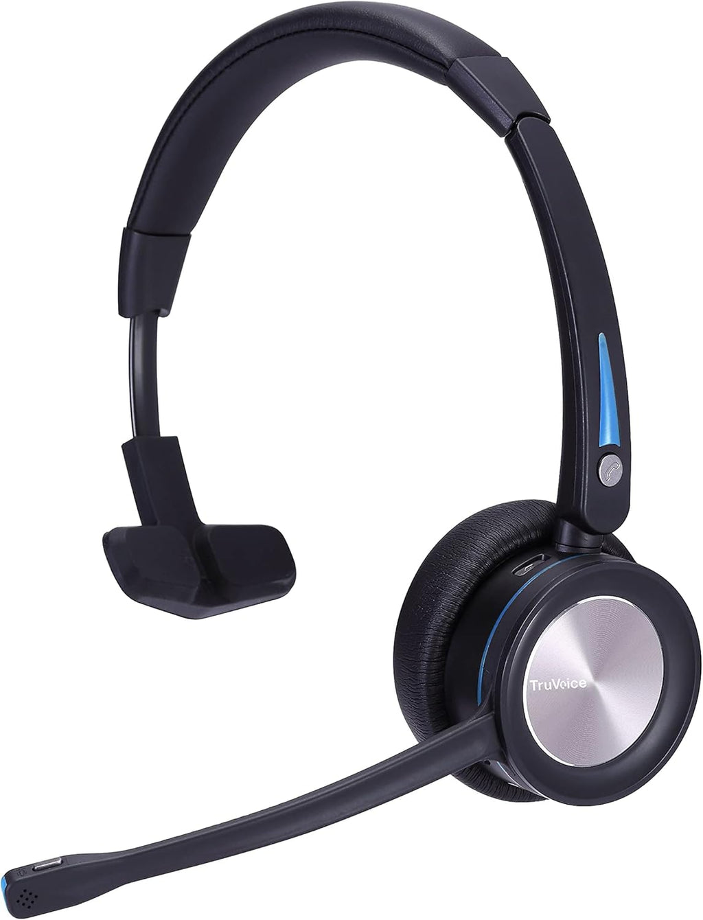 Wireless Bluetooth Headset with Noise Canceling Microphone, HD Speakers and Separate Charging Base, Pack of 2 S13110
