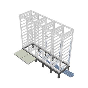 Riser Base 2 Bay Racks A684