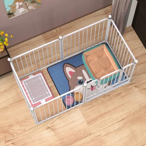 White Heavy Duty Dog Playpen P50974