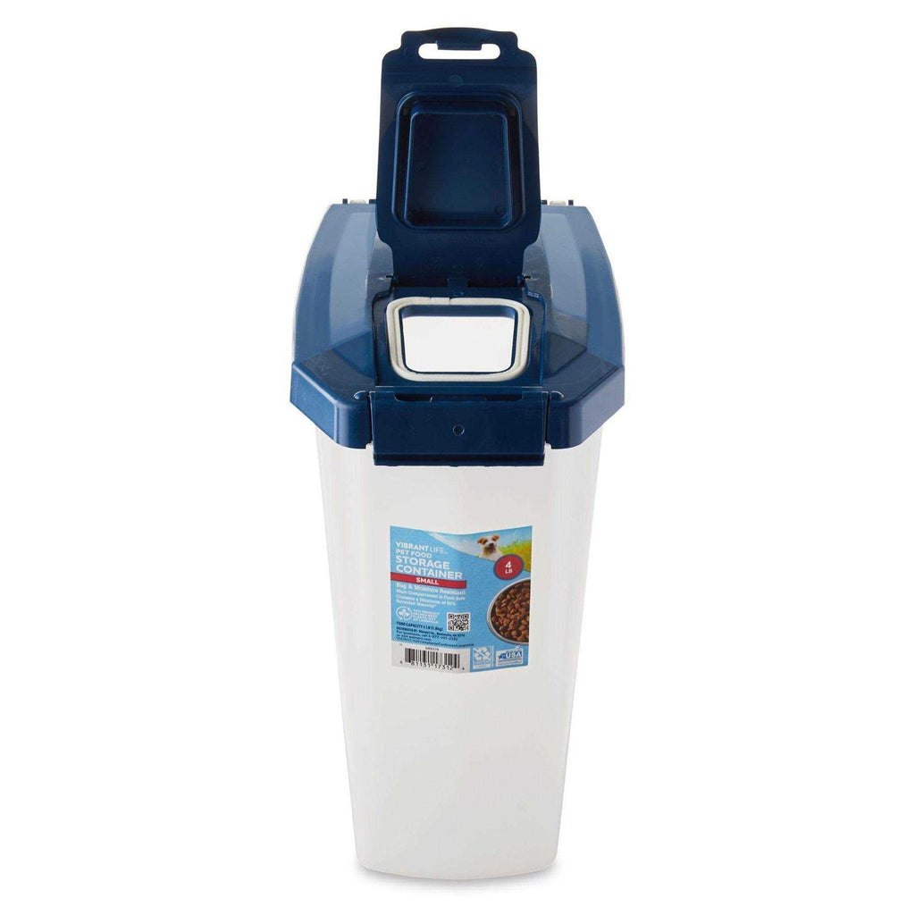 Plastic Pet Food Storage Container with Locking Lid F9926