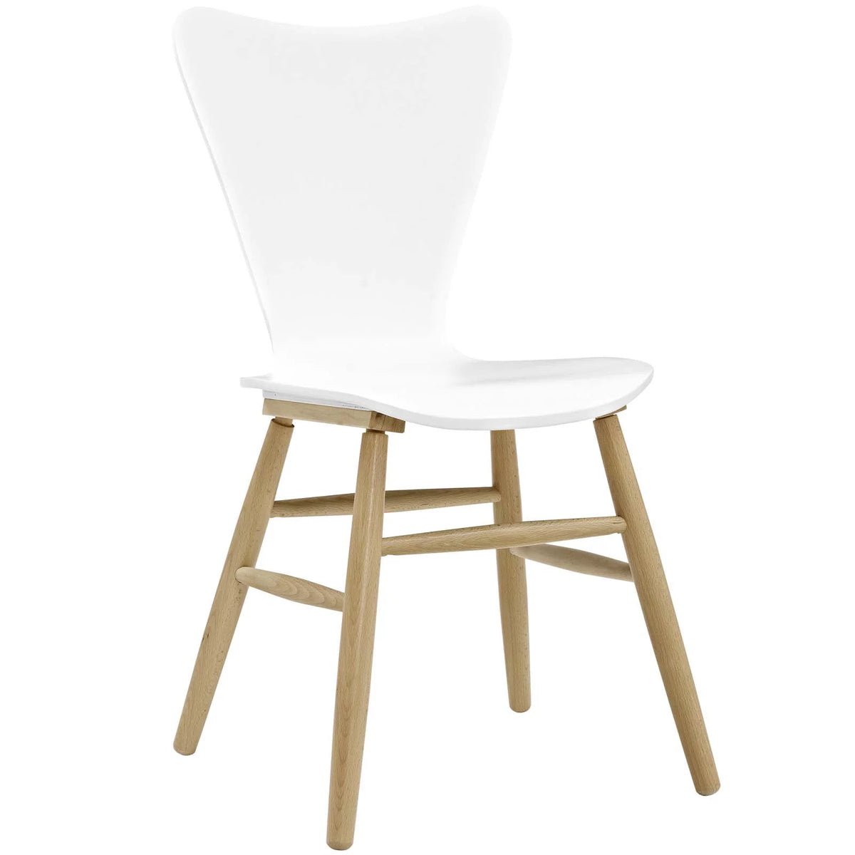 White Wood Dining Chair B3482