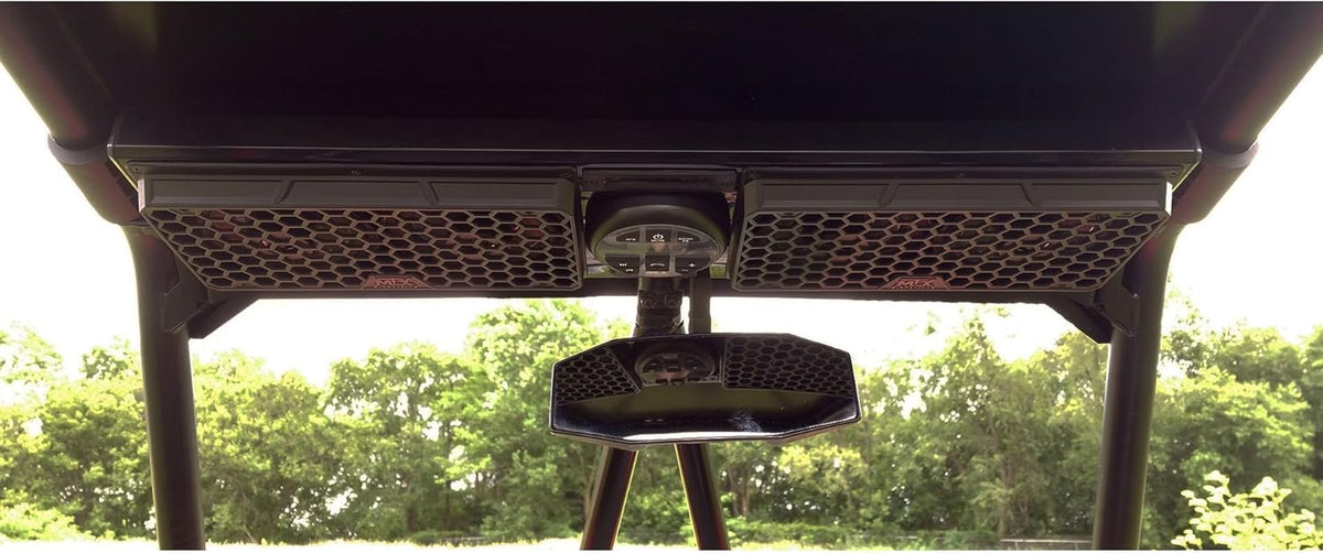 Bluetooth Overhead UTV Audio System with Weather Radio and Phone Mount A236